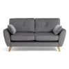 Habitat Iris Fabric 2 Seater Sofa - Grey -Sofa Discount Store 2910662 R Z001A