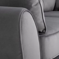 Habitat Iris Fabric 2 Seater Sofa - Grey -Sofa Discount Store 2910662 R Z007A