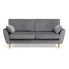 Habitat Iris Fabric 3 Seater Sofa - Grey -Sofa Discount Store 2910710 R Z001A