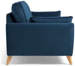 Habitat Iris Fabric 3 Seater Sofa - Navy -Sofa Discount Store 2910734 R Z004A