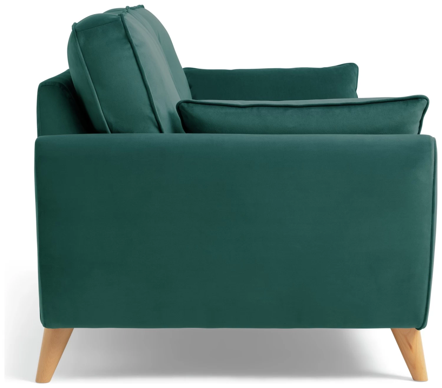 Habitat Iris Fabric 3 Seater Sofa - Teal 8 Habitat Iris Fabric 3 Seater Sofa - Teal - Image 6