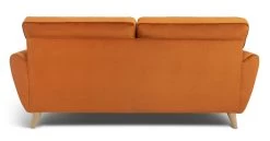 Habitat Isla 3 Seater Velvet Sofa - Orange -Sofa Discount Store 2991629 R Z003A