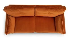 Habitat Isla 3 Seater Velvet Sofa - Orange -Sofa Discount Store 2991629 R Z005A