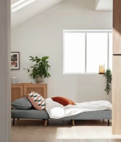 Habitat Roma Small Double Chairbed - Grey -Sofa Discount Store 3104958 R Z005A