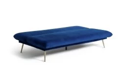 Habitat Matteo 2 Seater Velvet Clic Clac Sofa Bed - Blue -Sofa Discount Store 3152027 R Z002A