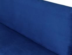 Habitat Matteo 2 Seater Velvet Clic Clac Sofa Bed - Blue -Sofa Discount Store 3152027 R Z005A