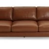 Habitat Leone Leather 4 Seater Sofa - Tan 1 Habitat Leone Leather 4 Seater Sofa - Tan -Sofa Discount Store 3182853 R Z001A