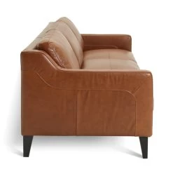 Habitat Leone Leather 4 Seater Sofa - Tan -Sofa Discount Store 3182853 R Z004A