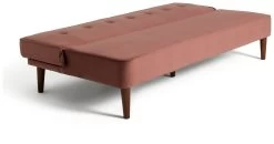 Habitat Odeon 2 Seater Velvet Clic Clac Sofa Bed - Pink 11 Habitat Odeon 2 Seater Velvet Clic Clac Sofa Bed - Pink -Sofa Discount Store 3188895 R Z003A