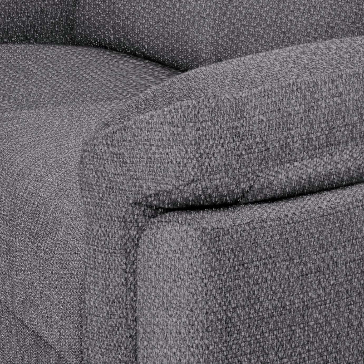 Habitat Florence Fabric 2 Seater Sofa - Grey 8 Habitat Florence Fabric 2 Seater Sofa - Grey - Image 6