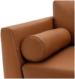 Habitat Jackson Leather Right Corner Chaise Sofa - Tan -Sofa Discount Store 3247097 R Z009A
