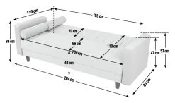 Habitat Preston Clic Clac Velvet Sofa Bed - Navy 24 Habitat Preston Clic Clac Velvet Sofa Bed - Navy -Sofa Discount Store 3249387 R E001