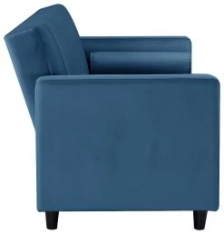 Habitat Preston Clic Clac Velvet Sofa Bed - Navy 29 Habitat Preston Clic Clac Velvet Sofa Bed - Navy -Sofa Discount Store 3249387 R Z006A