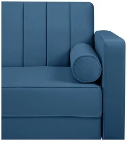 Habitat Preston Clic Clac Velvet Sofa Bed - Navy 36 Habitat Preston Clic Clac Velvet Sofa Bed - Navy -Sofa Discount Store 3249387 R Z013A