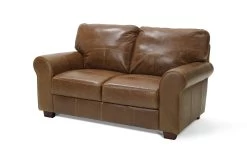 Habitat Salisbury Leather 2 Seater Sofa - Tan -Sofa Discount Store 3314951 R Z002A