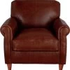 Habitat Kingsley Leather Accent Chair - Tan
