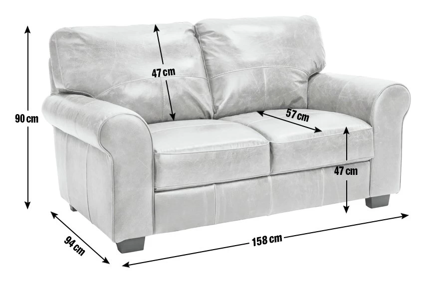 Habitat Salisbury Leather 2 Seater Sofa - Chocolate 6 Habitat Salisbury Leather 2 Seater Sofa - Chocolate - Image 4