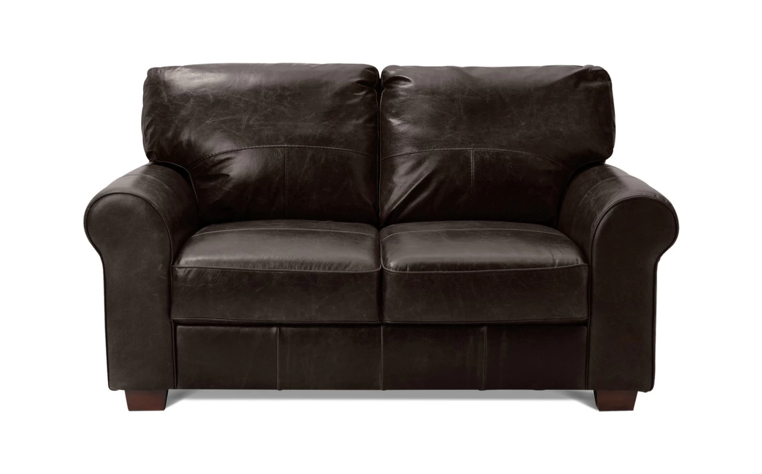 Habitat Salisbury Leather 2 Seater Sofa - Chocolate 3 Habitat Salisbury Leather 2 Seater Sofa - Chocolate