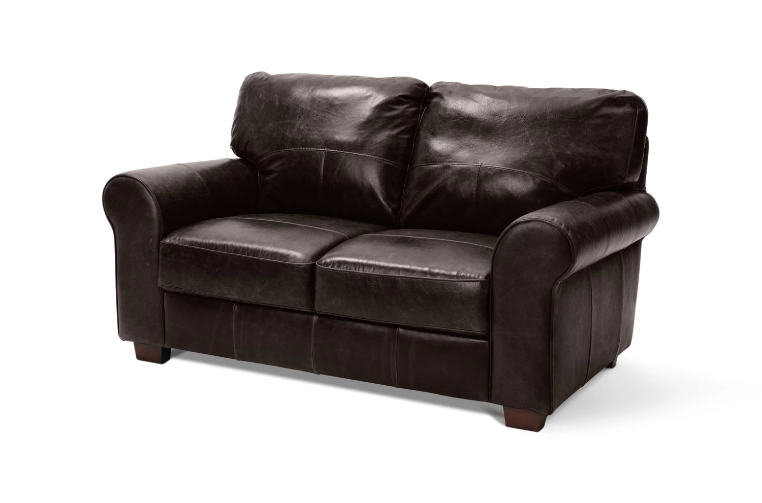 Habitat Salisbury Leather 2 Seater Sofa - Chocolate 8 Habitat Salisbury Leather 2 Seater Sofa - Chocolate - Image 6