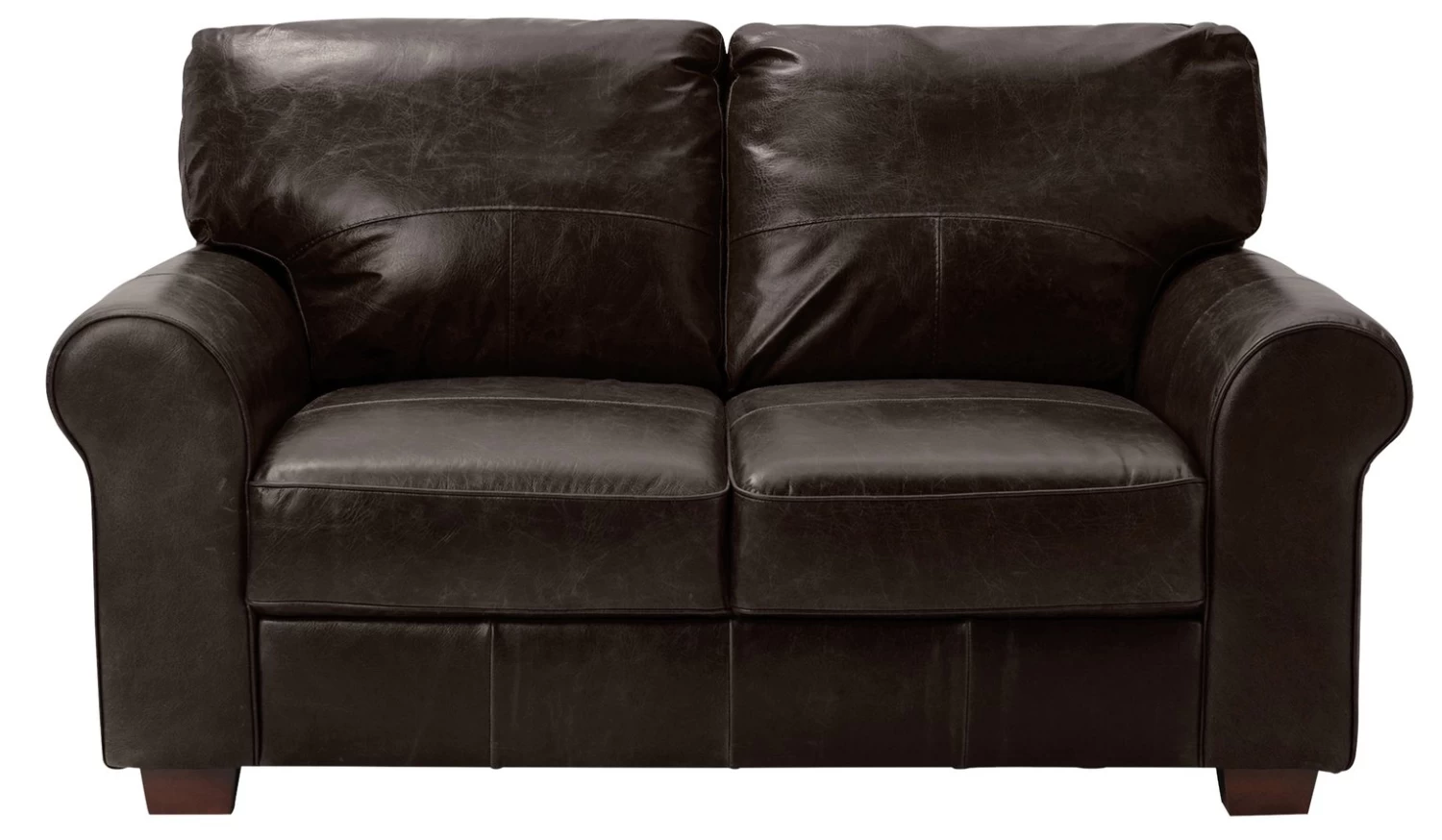Habitat Salisbury Leather 2 Seater Sofa - Chocolate 9 Habitat Salisbury Leather 2 Seater Sofa - Chocolate - Image 7
