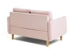Habitat Remi Small Fabric 2 Seater Chaise Sofa In A Box-Pink -Sofa Discount Store 3347739 R Z003A