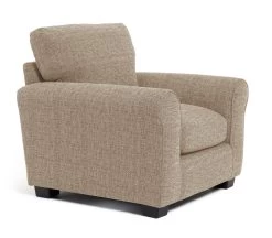 Habitat Lisbon Fabric Armchair - Beige -Sofa Discount Store 3372357 R Z004A