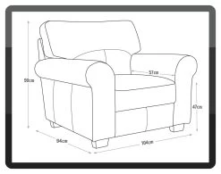 Habitat Salisbury Leather Armchair - Black 14 Habitat Salisbury Leather Armchair - Black -Sofa Discount Store 3384400 R E001