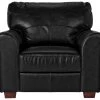 Habitat Salisbury Leather Armchair - Black -Sofa Discount Store 3384400 R Z001A