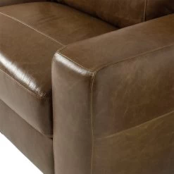 Habitat Eton Leather 3 Seater Sofa - Tan -Sofa Discount Store 3433454 R Z006A