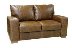 Habitat Eton Leather 2 Seater Sofa - Tan -Sofa Discount Store 3574478 R Z004A