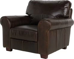 Habitat Salisbury Leather Armchair - Chocolate 16 Habitat Salisbury Leather Armchair - Chocolate -Sofa Discount Store 3598045 R Z002A