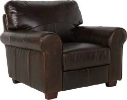 Habitat Salisbury Leather Armchair - Chocolate 17 Habitat Salisbury Leather Armchair - Chocolate -Sofa Discount Store 3598045 R Z003A UC17678409