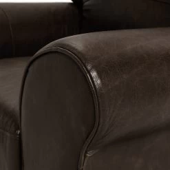 Habitat Salisbury Leather Armchair - Chocolate 19 Habitat Salisbury Leather Armchair - Chocolate -Sofa Discount Store 3598045 R Z005A