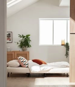 Habitat Roma Small Double Boucle Chairbed - Cream -Sofa Discount Store 4077981 R Z005A