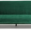 Habitat Matteo 2 Seater Velvet Sofa Bed - Green -Sofa Discount Store 4090487 R Z001A