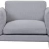 Habitat Salome Fabric Cuddle Chair - Light Grey -Sofa Discount Store 4333742 R Z001A