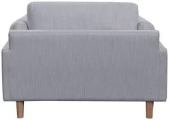 Habitat Salome Fabric Cuddle Chair - Light Grey -Sofa Discount Store 4333742 R Z005A