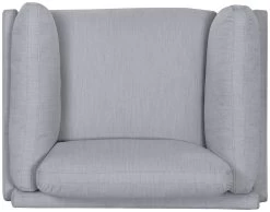 Habitat Salome Fabric Cuddle Chair - Light Grey -Sofa Discount Store 4333742 R Z006A