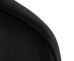 Habitat Jax Velvet Accent Chair - Black -Sofa Discount Store 4335135 R Z005A