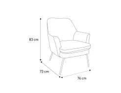 Habitat Celine Velvet Accent Chair - Green -Sofa Discount Store 4378439 R Z020A