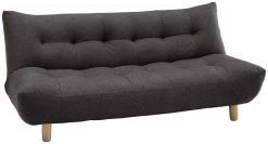 Habitat Kota 3 Seater Fabric Clic Clac Sofa Bed - Charcoal