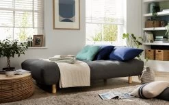 Habitat Kota 3 Seater Fabric Clic Clac Sofa Bed - Charcoal -Sofa Discount Store 5017737 R Z002C