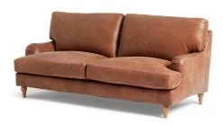 Habitat Livingston Leather 3 Seater Sofa - Tan 16 Habitat Livingston Leather 3 Seater Sofa - Tan -Sofa Discount Store 5397213 R Z002A