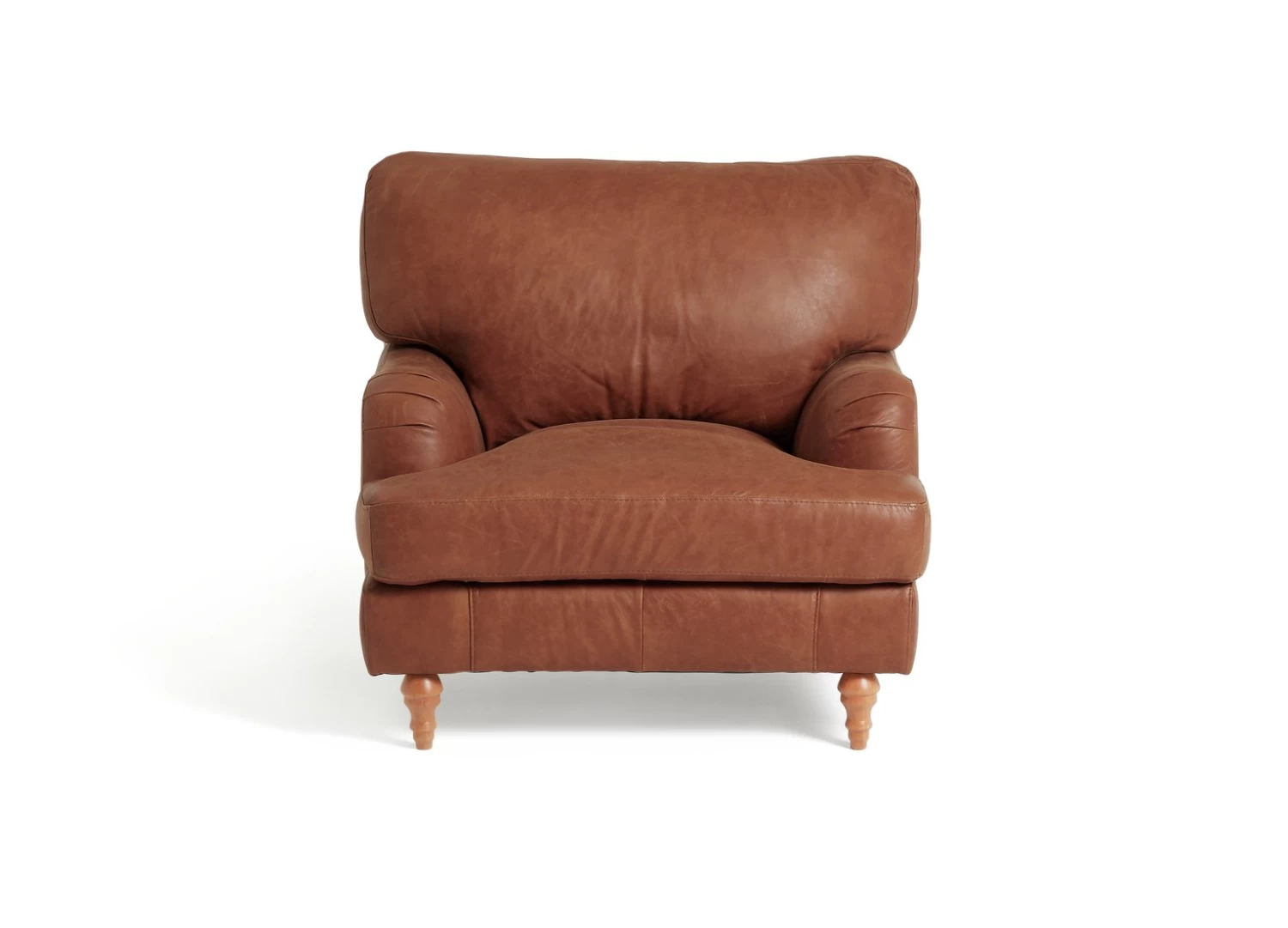 Habitat Livingston Leather Armchair - Tan 3 Habitat Livingston Leather Armchair - Tan