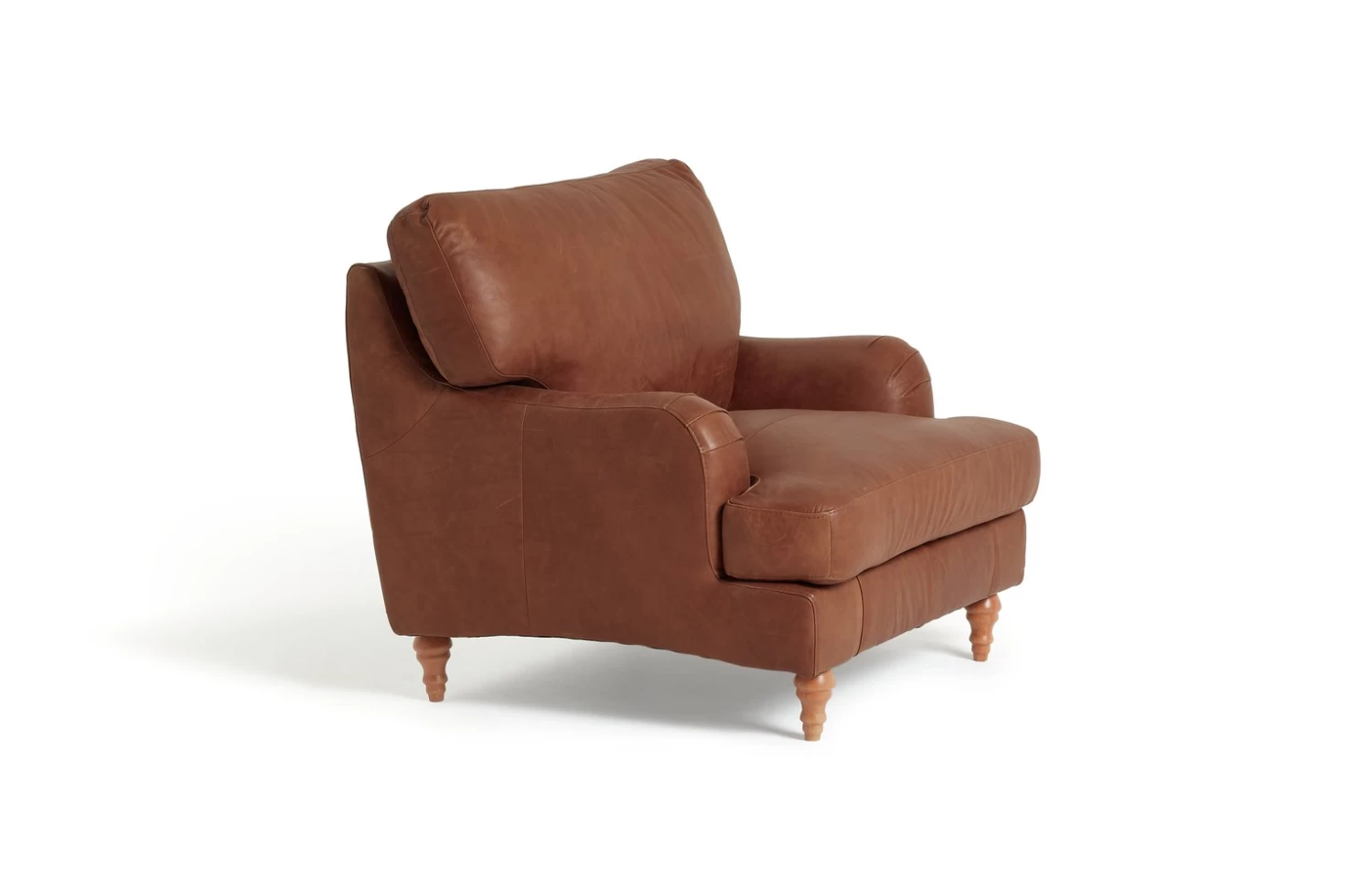 Habitat Livingston Leather Armchair - Tan 10 Habitat Livingston Leather Armchair - Tan - Image 8