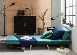 Habitat Roma Single Velvet Chairbed - Teal 21 Habitat Roma Single Velvet Chairbed - Teal -Sofa Discount Store 5828108 R Z003C