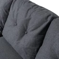 Habitat Joshua Left Hand Corner Chaise Sofa - Charcoal -Sofa Discount Store 6089647 R Z008A
