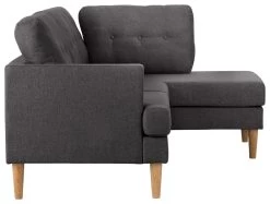 Habitat Joshua Fabric Corner Chaise Sofa - Charcoal -Sofa Discount Store 6259082 R Z003A