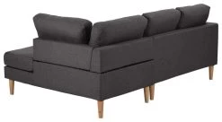 Habitat Joshua Fabric Corner Chaise Sofa - Charcoal -Sofa Discount Store 6259082 R Z004A