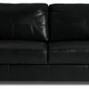 Habitat Salisbury Leather 4 Seater Sofa - Black -Sofa Discount Store 6872744 R Z001A